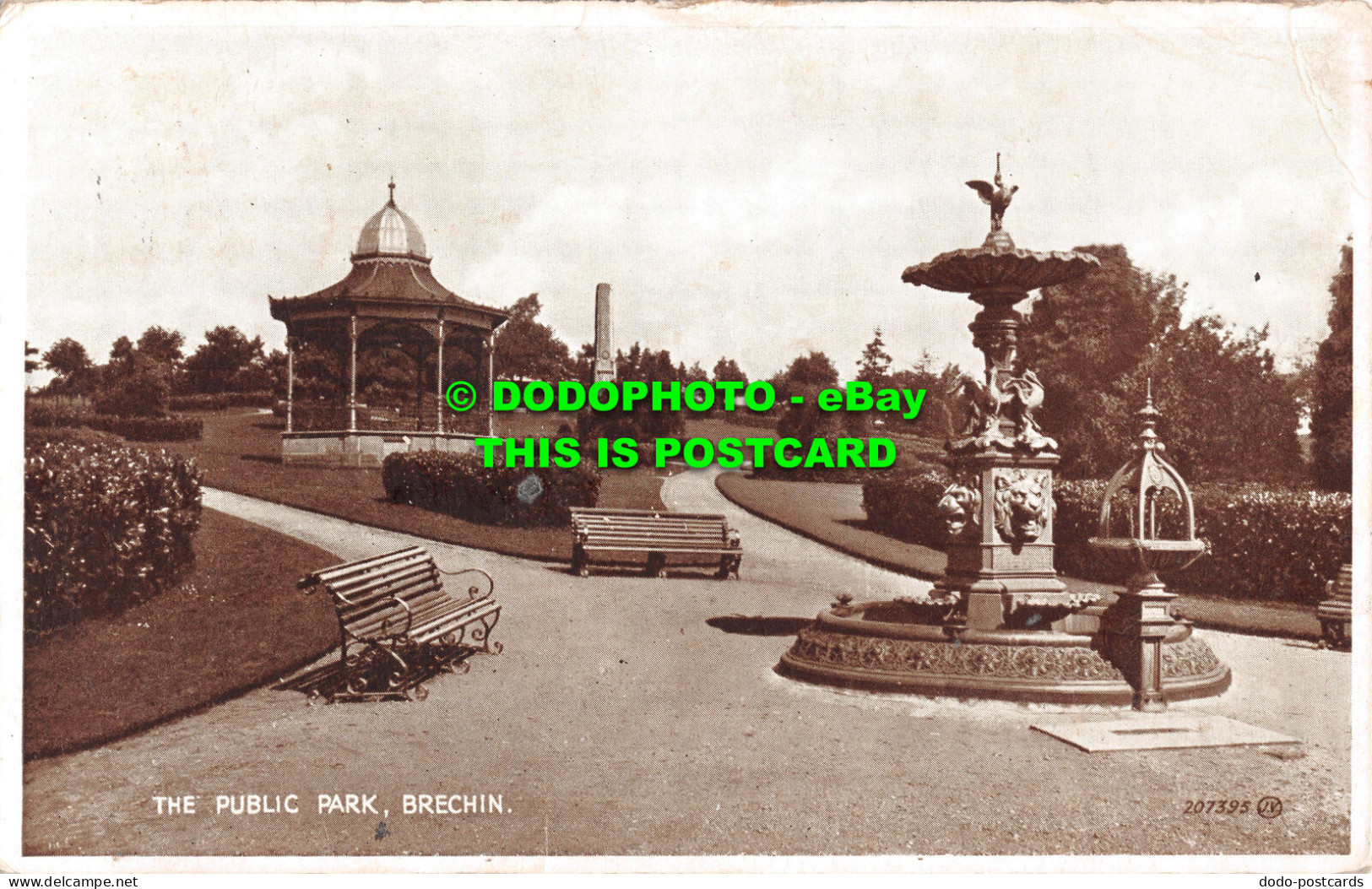 R480870 207395. The Public Park. Brechin. Valentines. Photo Brown. 1937 - Monde