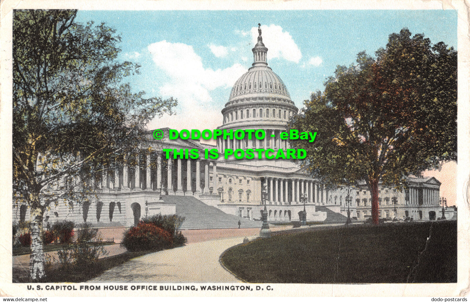 R480877 U. S. Capitol From House Office Building. Washington. D. C. B. S. Reynol - Monde