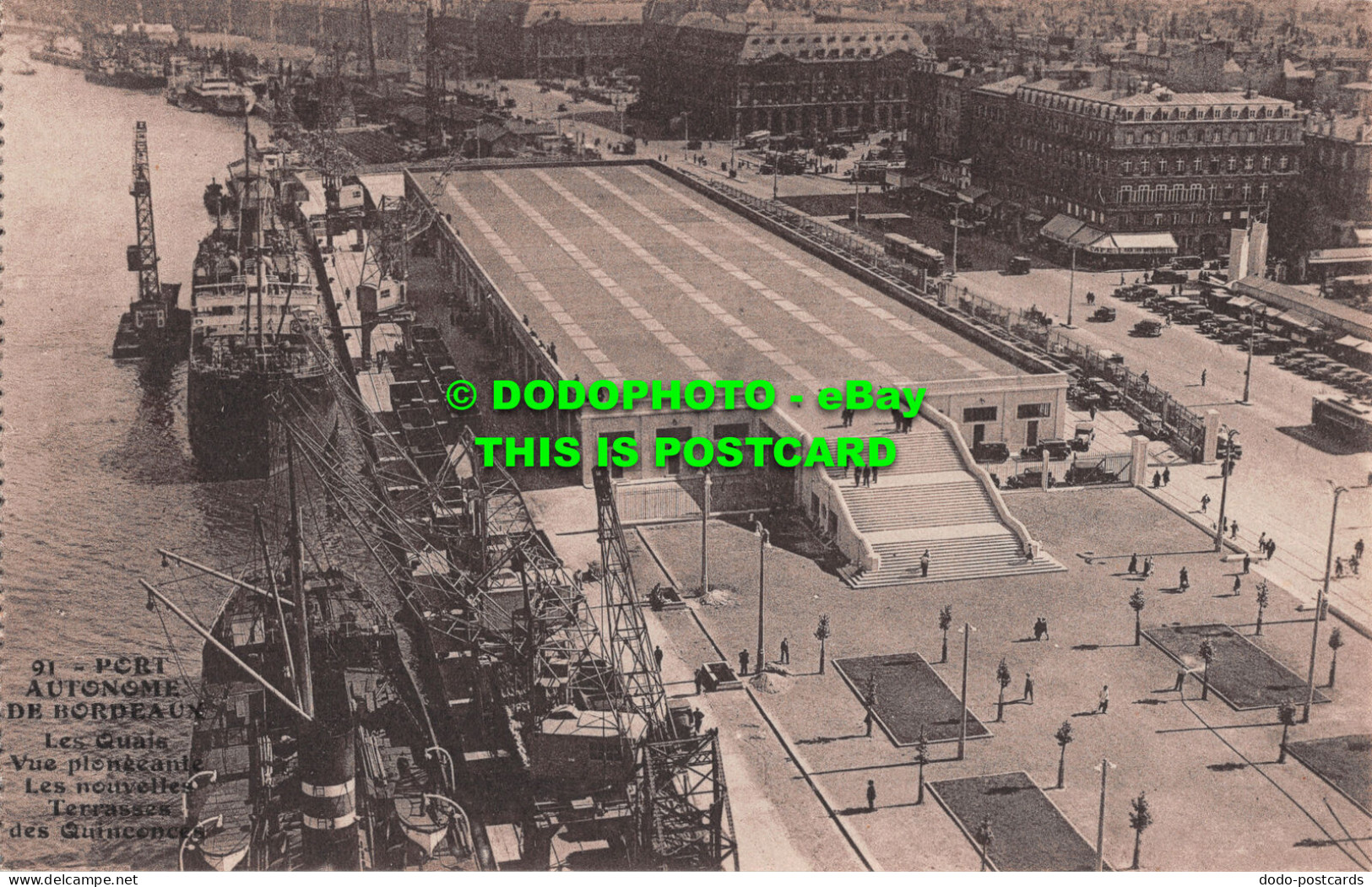 R481457 91. Port Autonome De Bordeaux. Les Quais. Vue Plongeante. Les Nouvelles - Monde