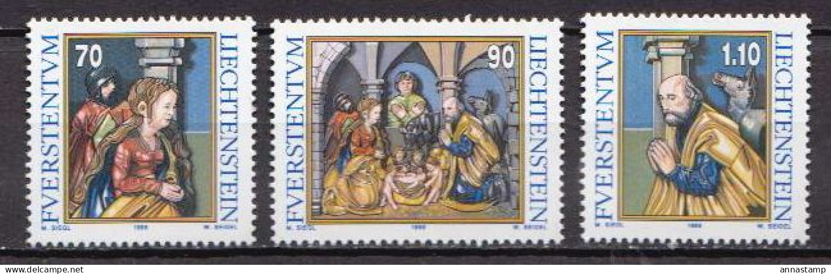 Liechtenstein MNH Set - Kerstmis