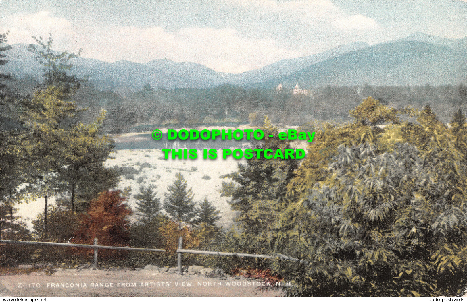 R480879 Z. 1170. Franconia Range From Artists View. North Woodstock. N. H. Coles - Monde