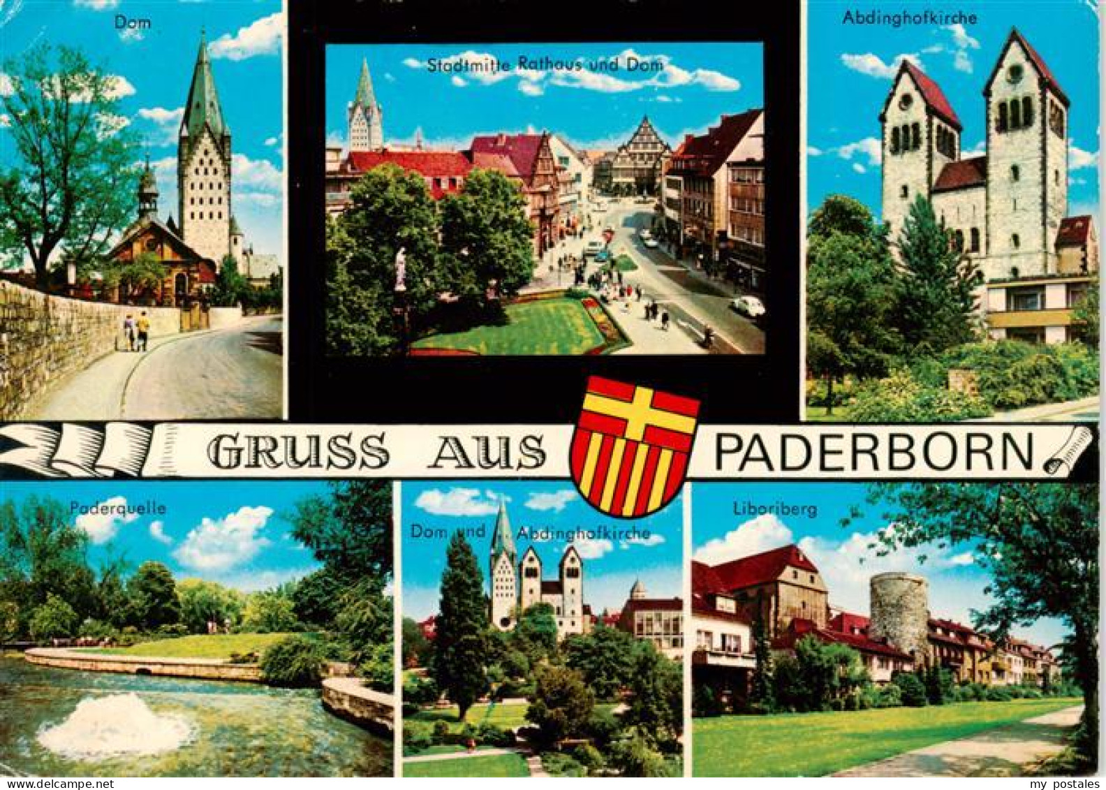 73934127 Paderborn Dom Stadtmitte Abdinghofkirche Paderquelle Dom Und Abdinghofk - Paderborn