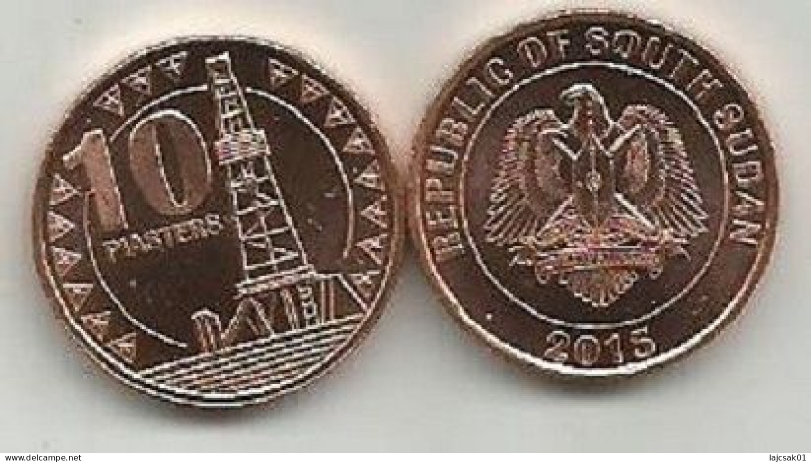 South Sudan 10 Piasters 2015. High Grade - South Sudan