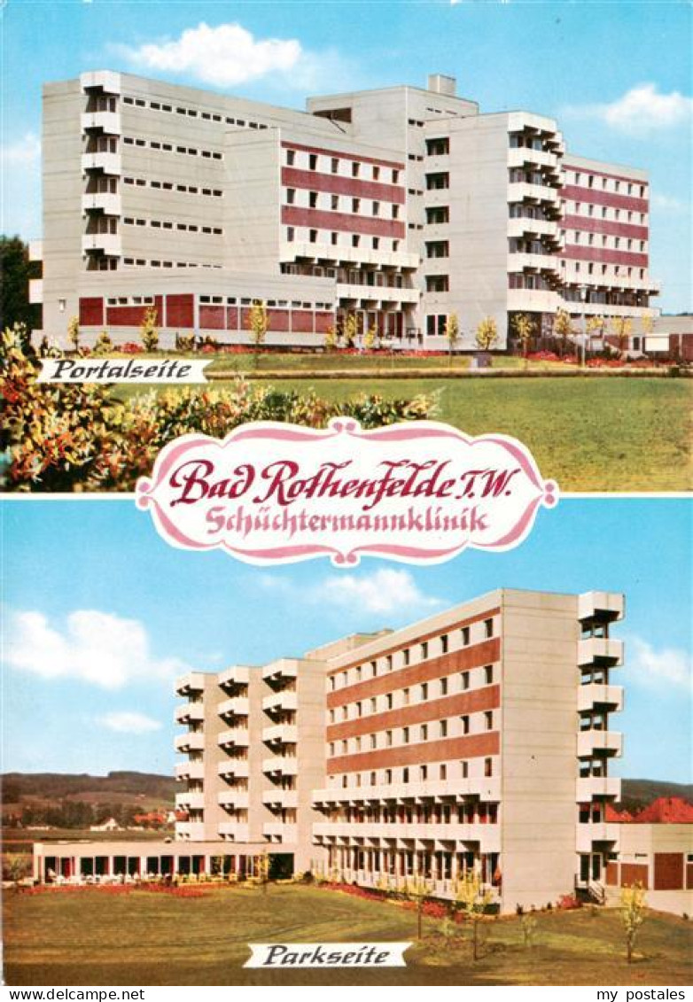 73934110 Bad_Rothenfelde Schuechtermannklinik Portalseite Und Parkseite - Bad Rothenfelde