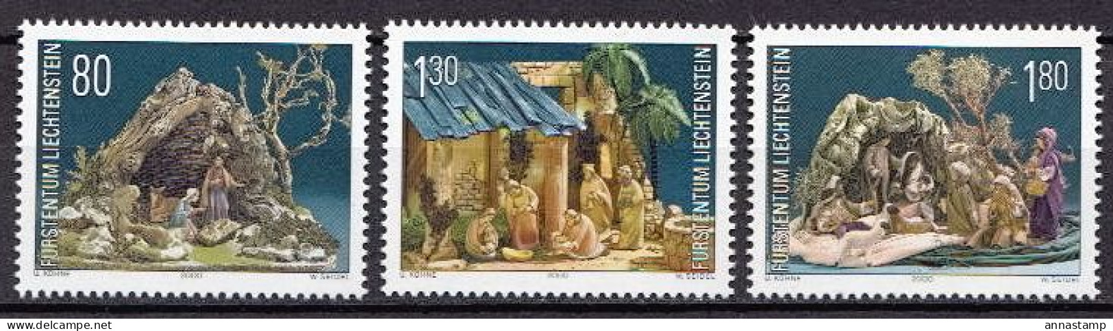 Liechtenstein MNH Set - Christmas