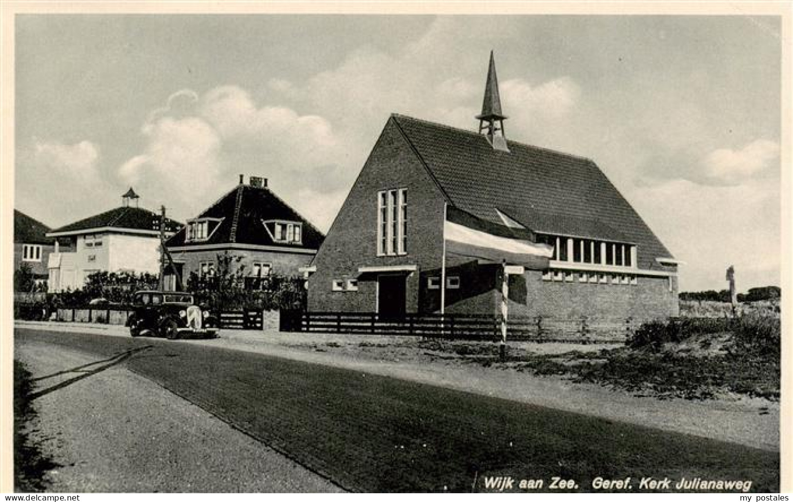 73934034 Wijk_aan_Zee_Wyk_NL Geref Kerk Julianaweg - Otros & Sin Clasificación