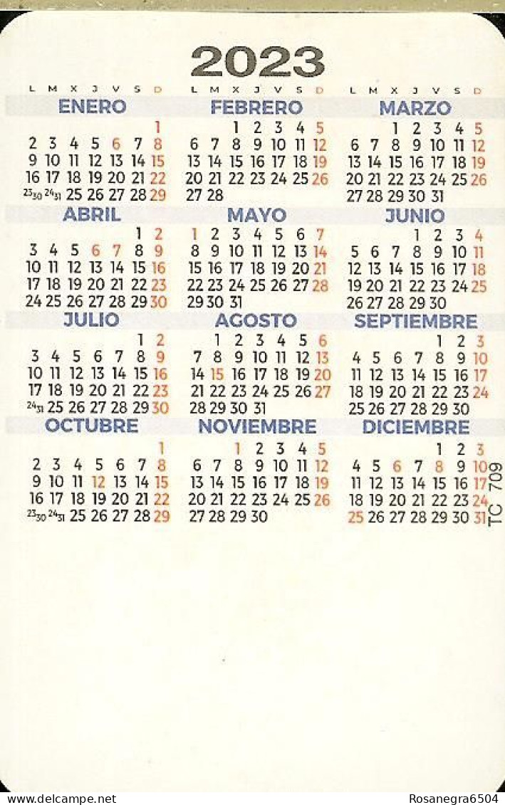 SPAIN POCKET CALENDAR - YEAR 2023 - SEXY GIRL - Kleinformat : 2001-...