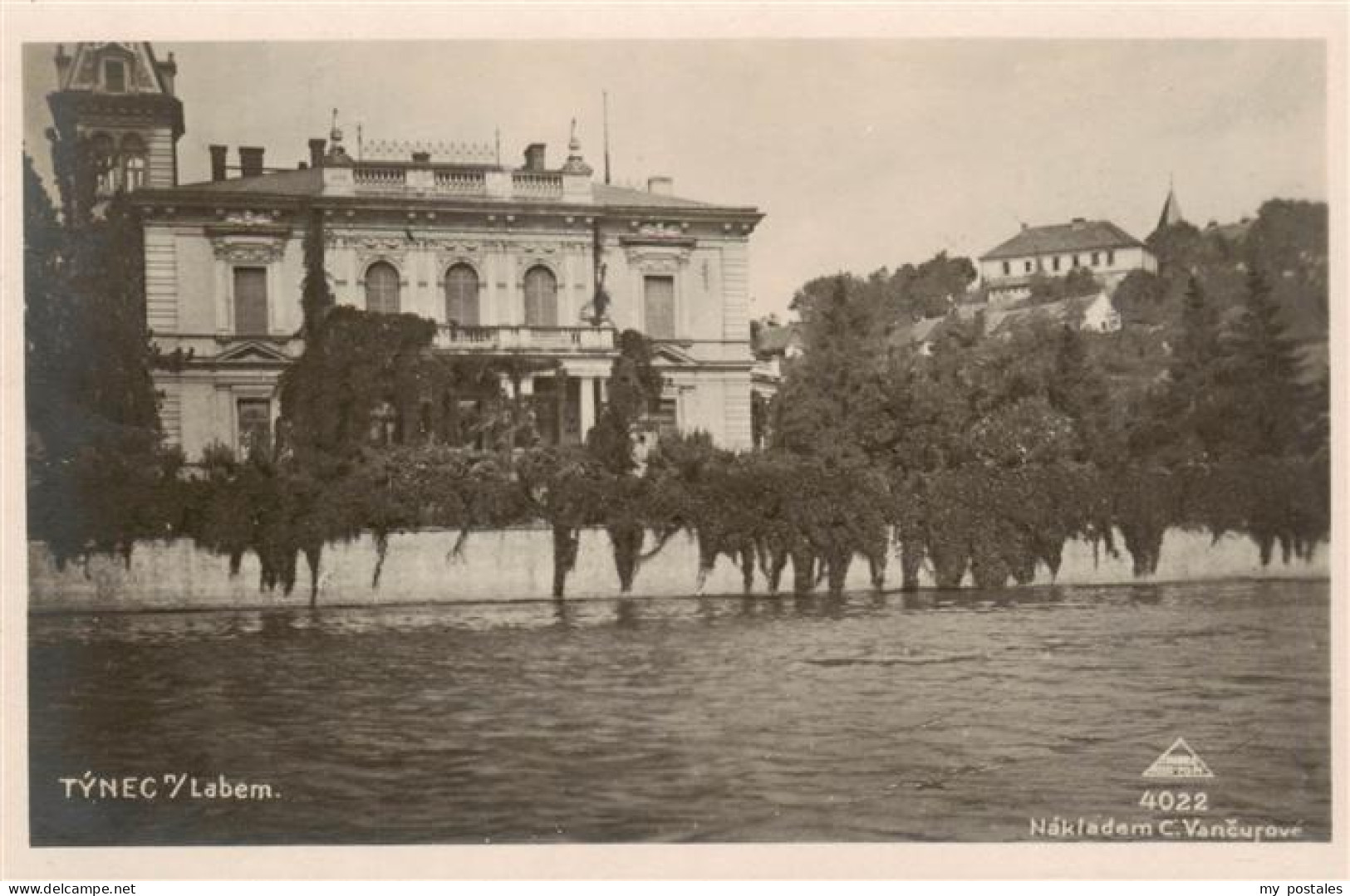 73933974 Tynec_nad_Labem_Elbeteinitz_CZ Teilansicht - Tschechische Republik