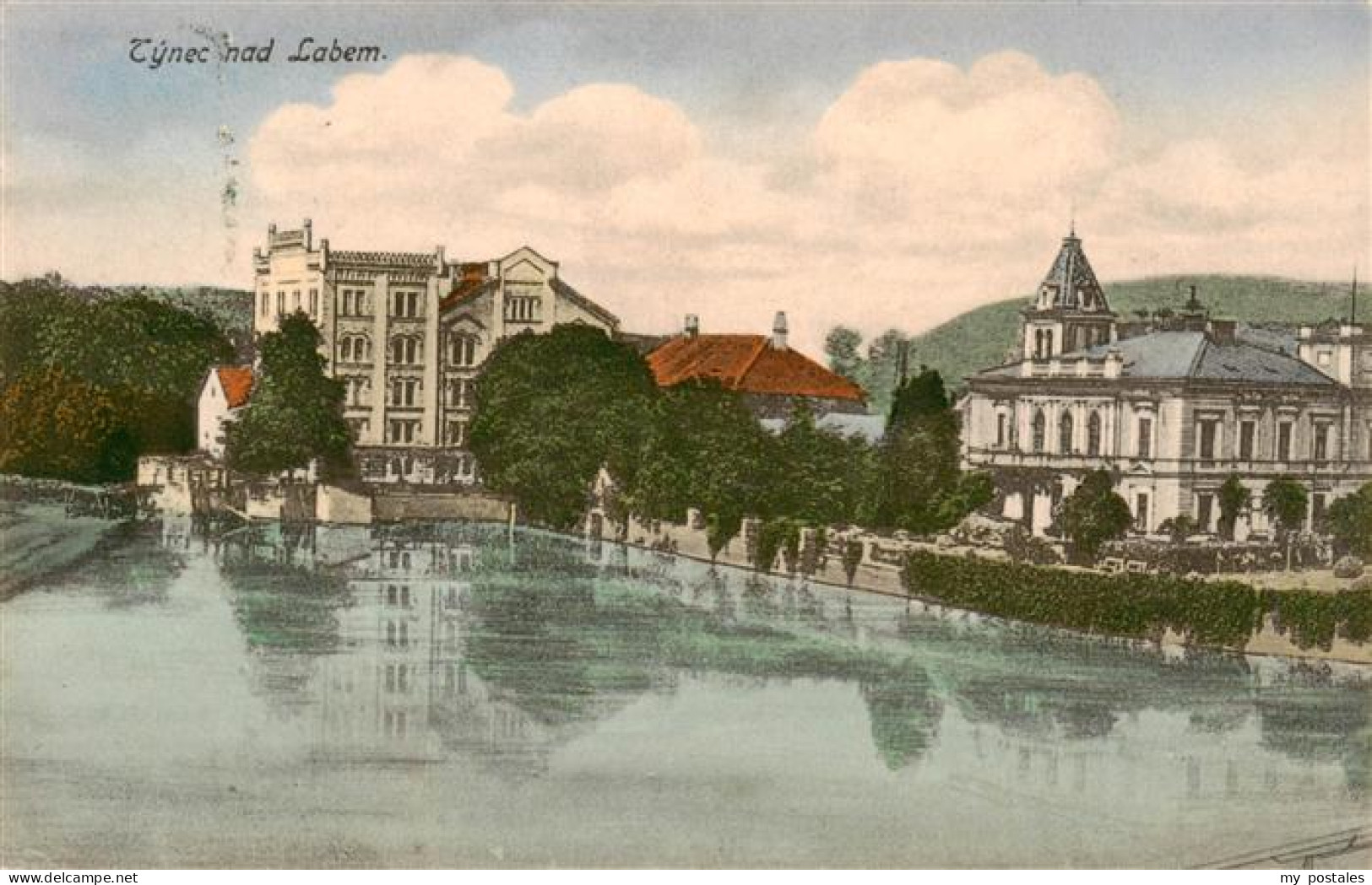 73933973 Tynec_nad_Labem_Elbeteinitz_CZ Teilansicht - Repubblica Ceca