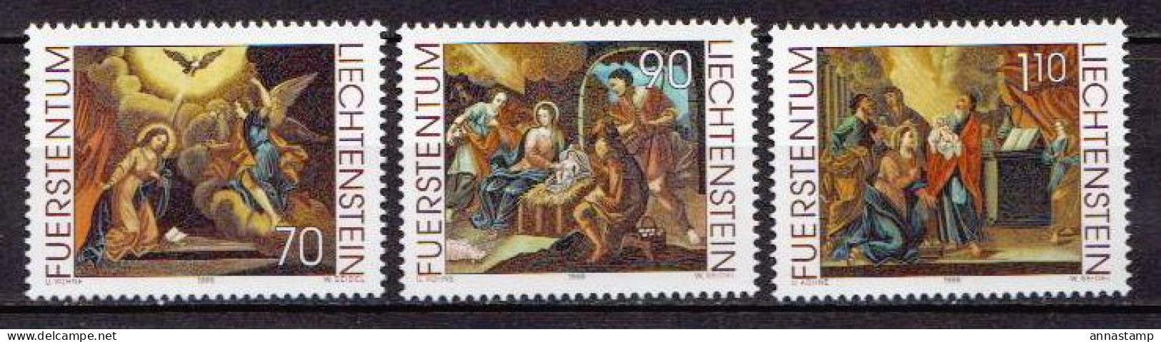 Liechtenstein MNH Set - Christmas