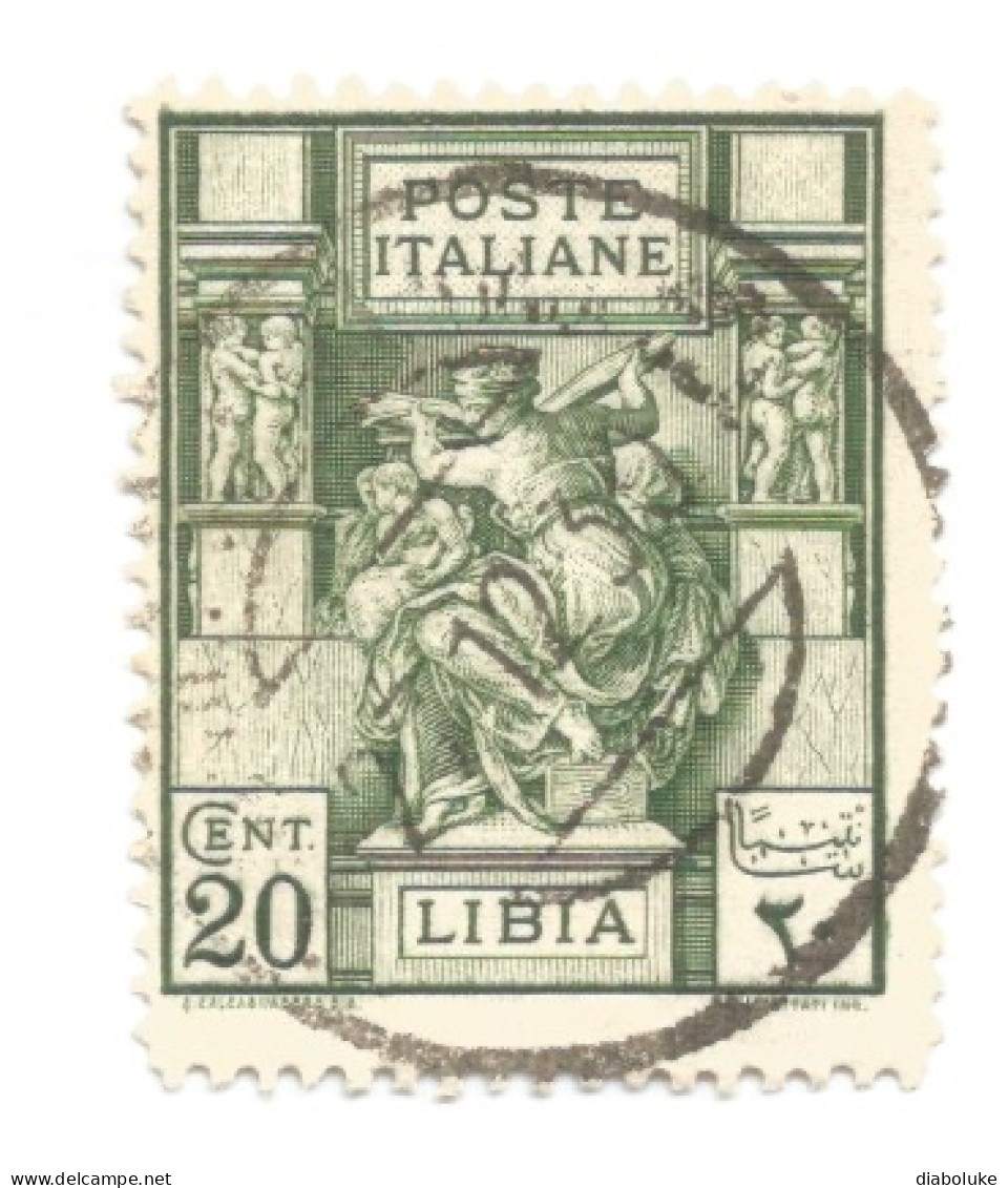 (COLONIE E POSSEDIMENTI) 1924-1931, LIBIA, SIBILLA LIBICA - 7 Francobolli Usati - Libia