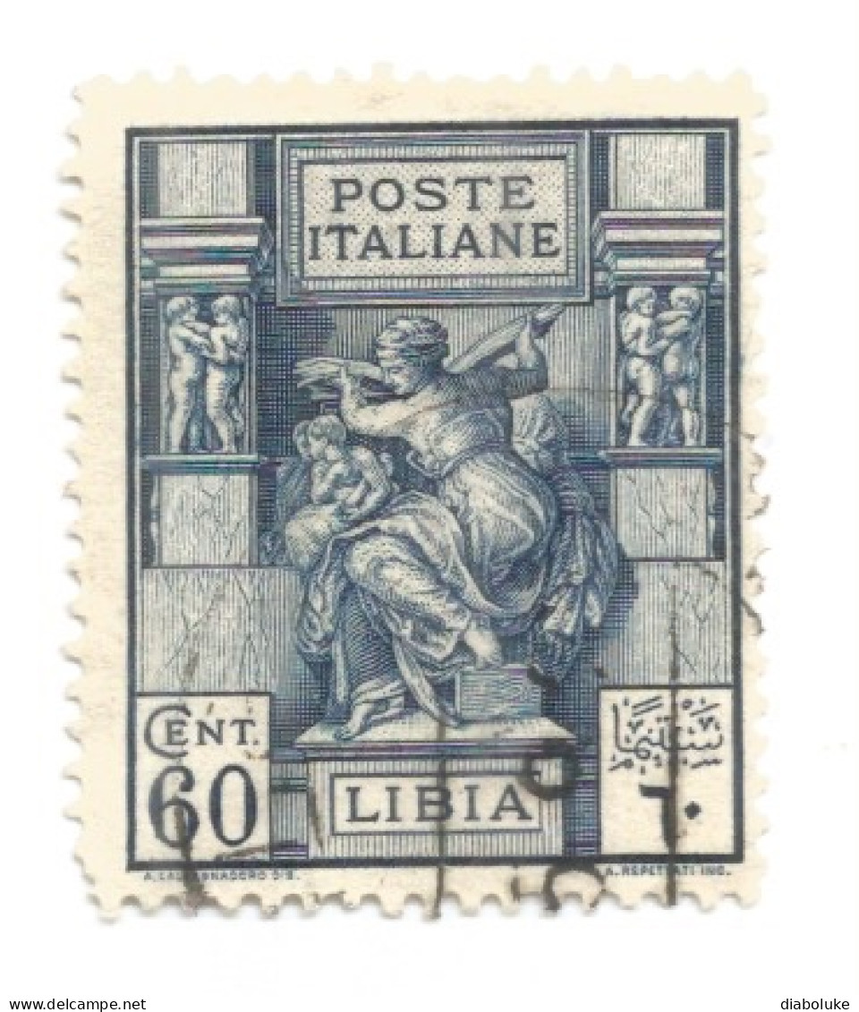 (COLONIE E POSSEDIMENTI) 1924-1931, LIBIA, SIBILLA LIBICA - 7 francobolli usati