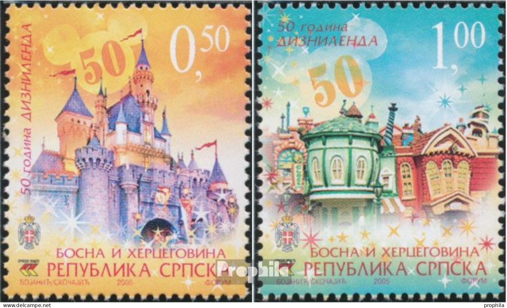 Bosnien - Serbische Republ. 336-337 (kompl.Ausg.) Postfrisch 2005 Disney World - Bosnie-Herzegovine