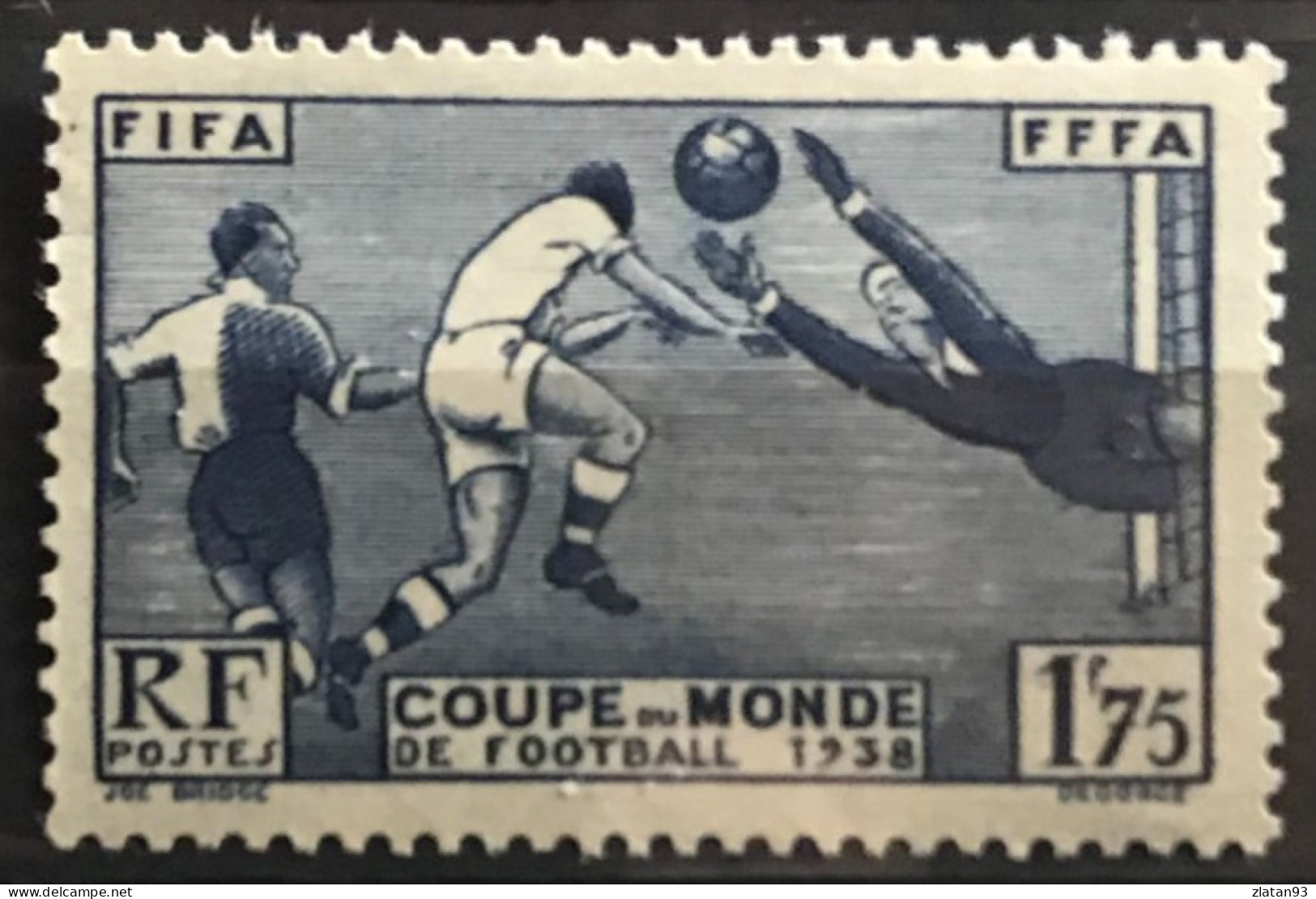 COUPE Du MONDE De FOOTBALL 1938 YT N°396 NEUF* - Nuevos