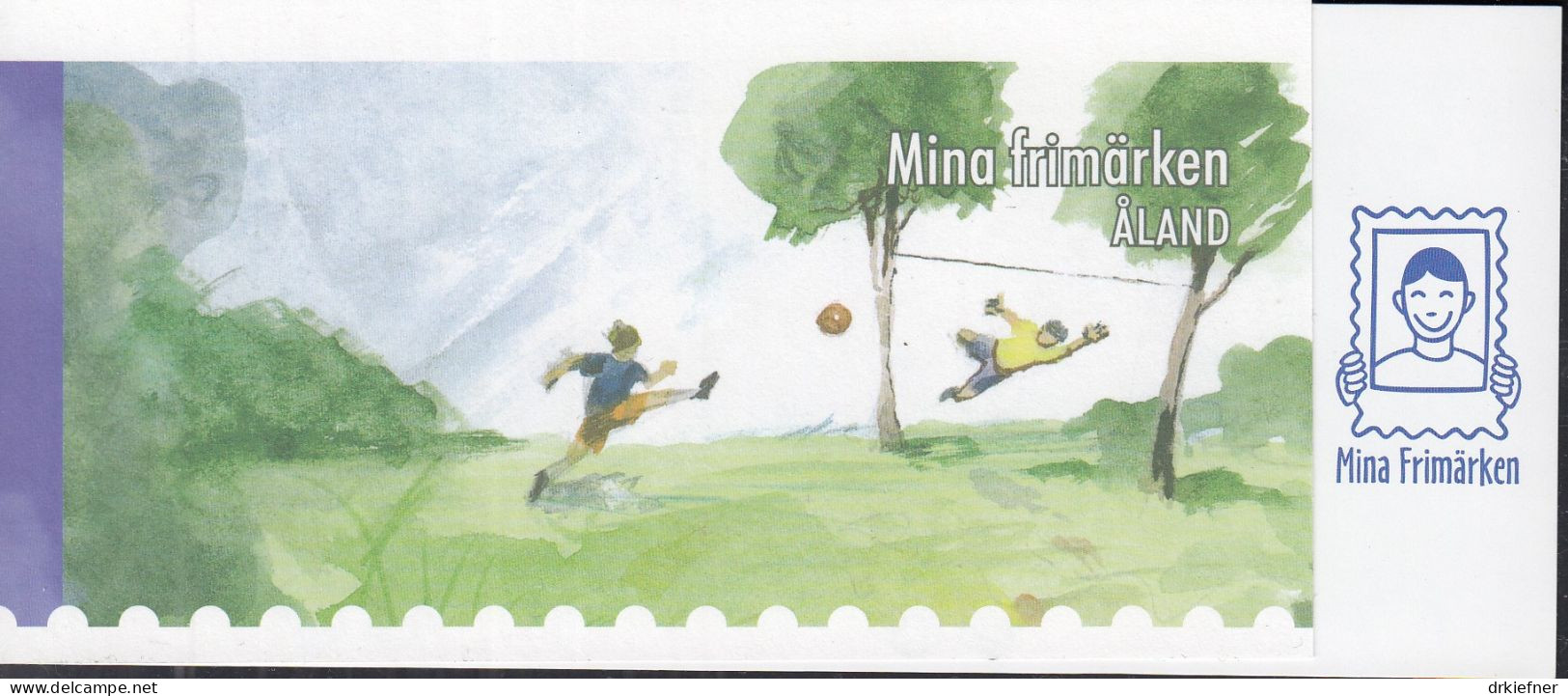 ALAND  285, Markenheftchen, Postfrisch **, Meine Marke: Mädchenfußball, 2007 - Ålandinseln