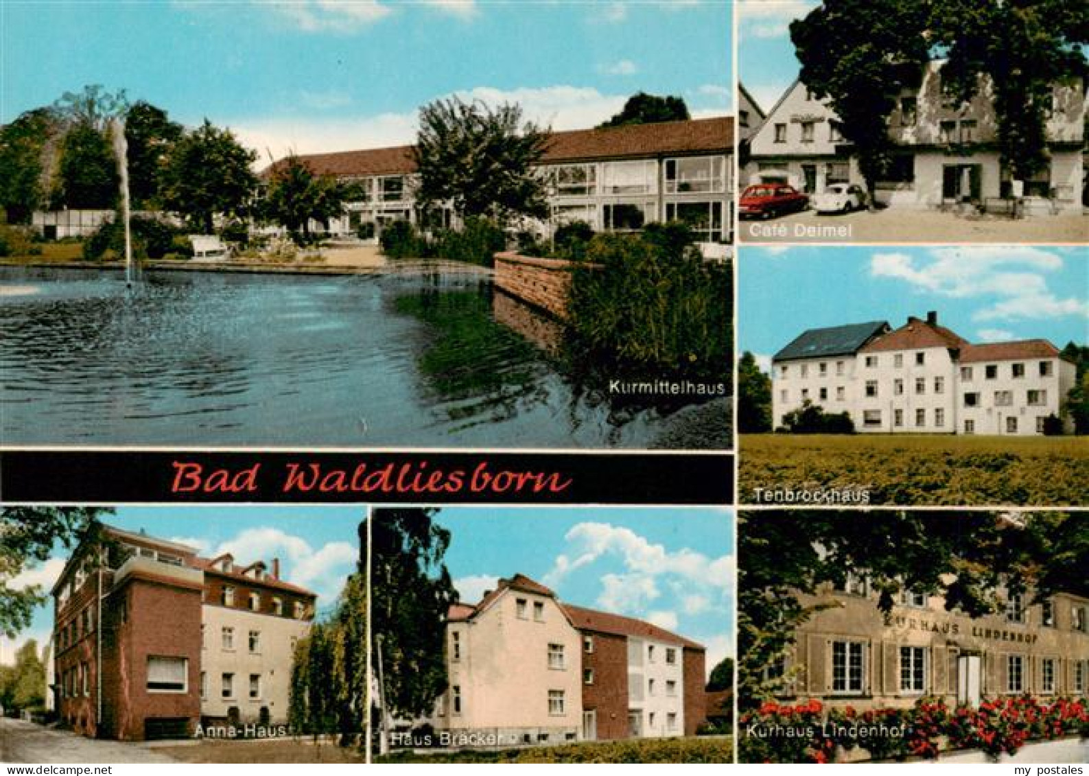 73933902 Bad_Waldliesborn Kurmittelhaus Anna Haus Haus Brackehof Cafe Deimel Ten - Lippstadt