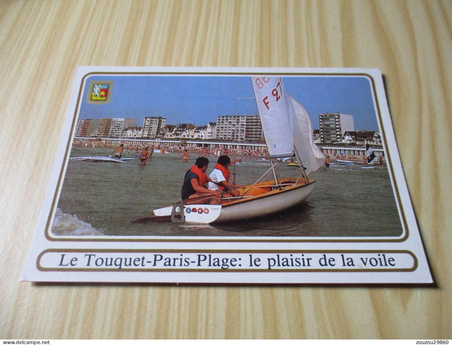 Le Touquet-Paris-Plage (62).La Plage - Le Plaisir De La Voile - Carte Animée. - Le Touquet