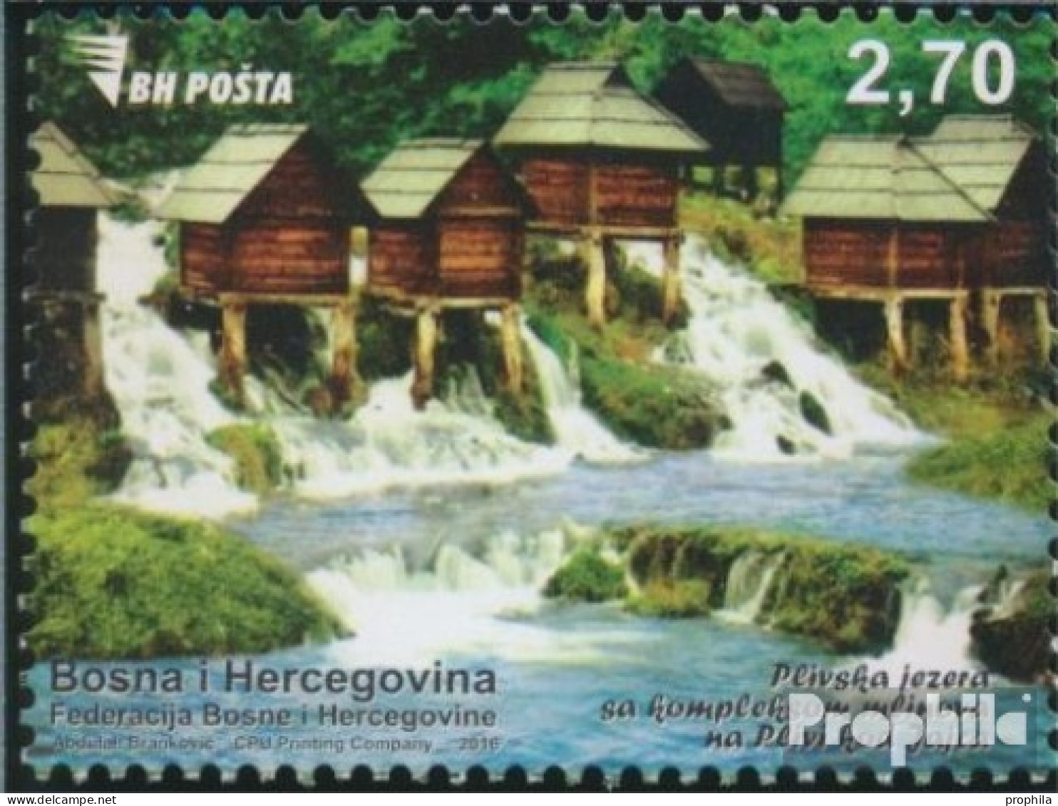 Bosnien-Herzegowina 702 (kompl.Ausg.) Postfrisch 2016 Kulturlandschaften - Bosnia And Herzegovina