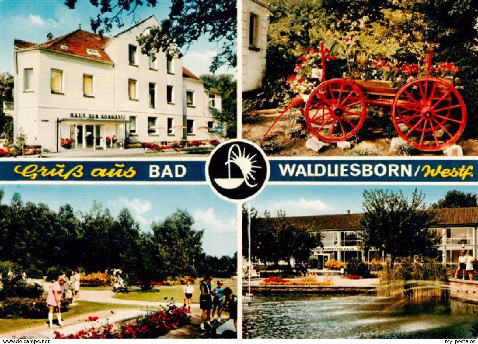 73933894 Bad_Waldliesborn Haus Der Kurgaeste Blumenwaren Minigolf Park Gondeltei - Lippstadt