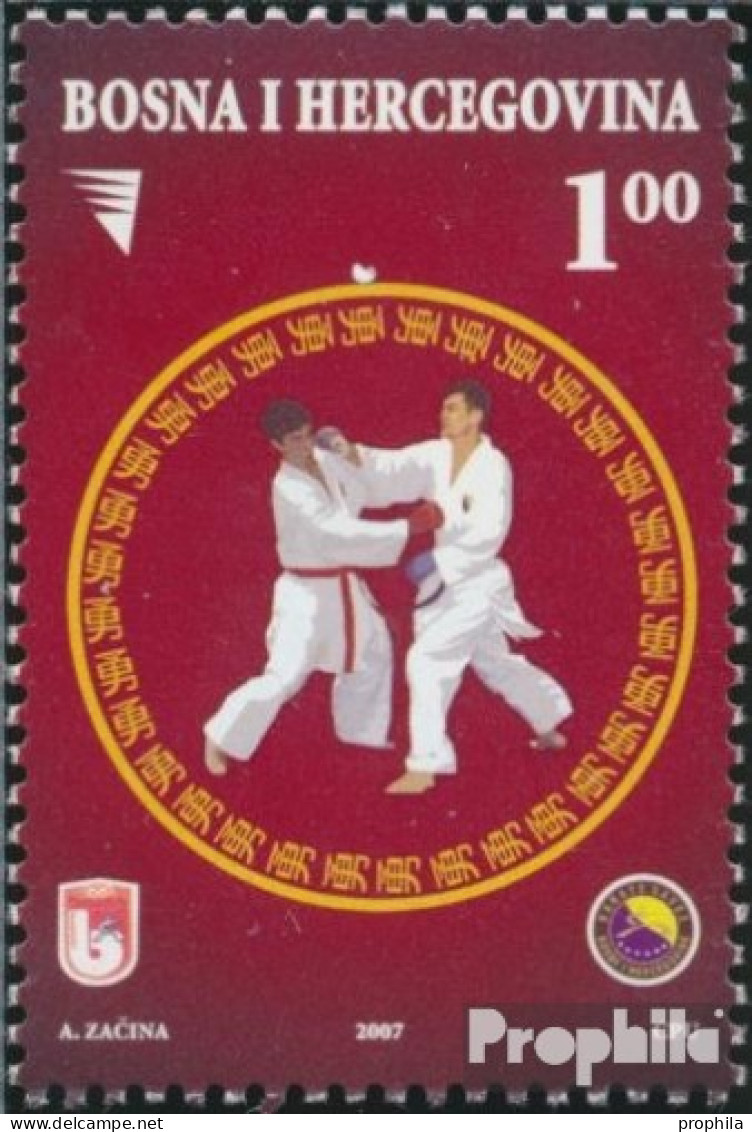 Bosnien-Herzegowina 494 (kompl.Ausg.) Postfrisch 2007 Karate - Bosnia And Herzegovina
