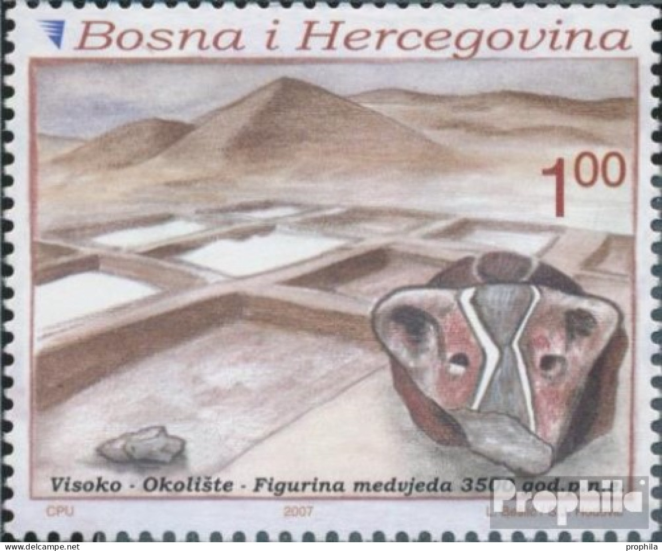 Bosnien-Herzegowina 492 (kompl.Ausg.) Postfrisch 2007 Museumsexponate - Bosnien-Herzegowina