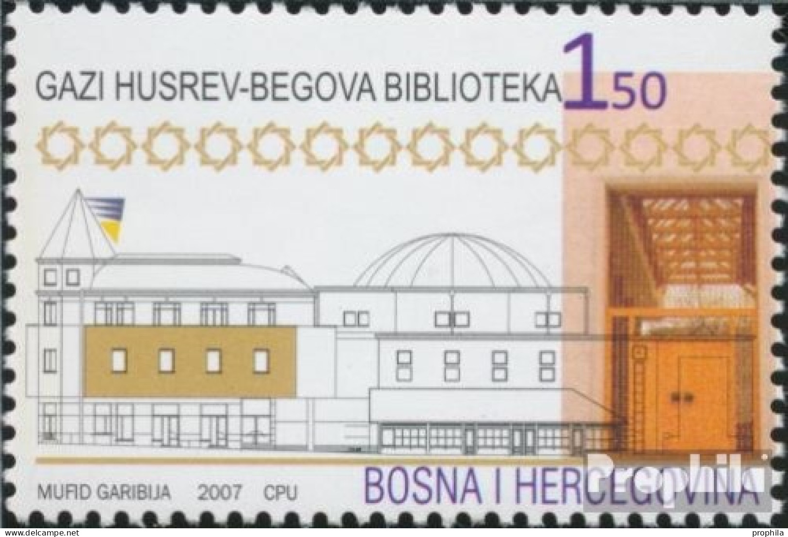 Bosnien-Herzegowina 489 (kompl.Ausg.) Postfrisch 2007 Architektur - Bosnie-Herzegovine