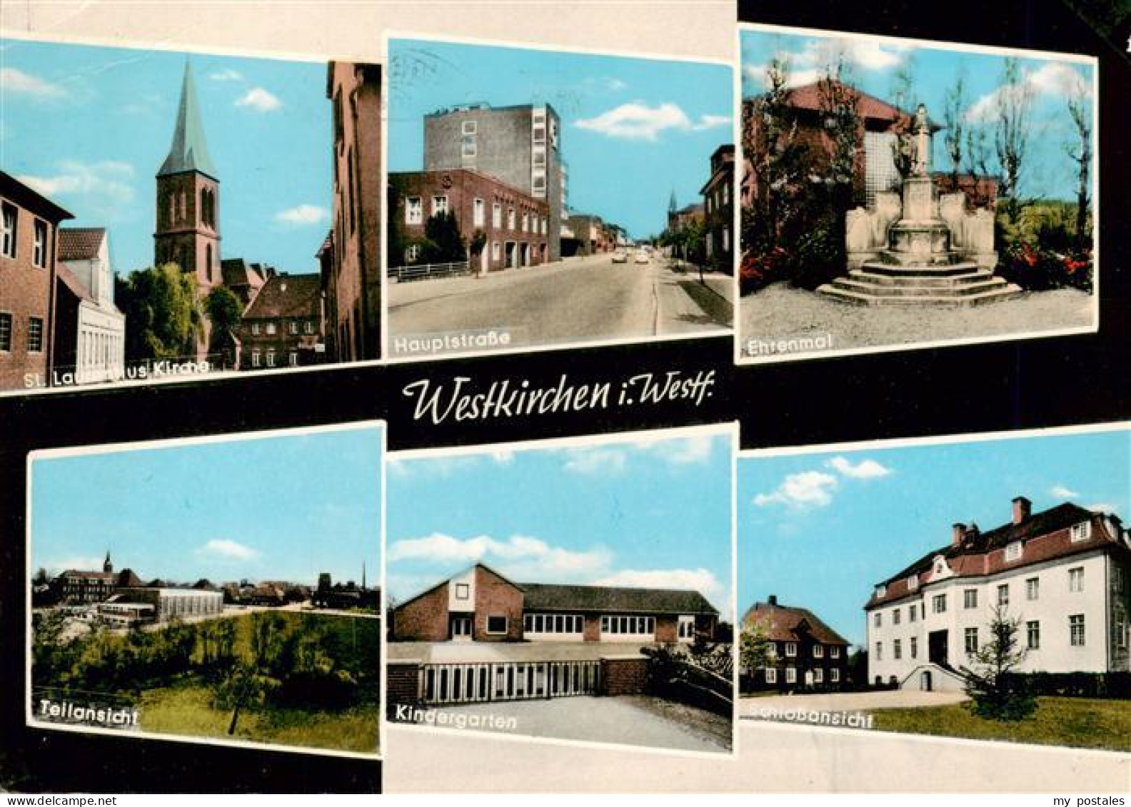 73933858 Westkirchen St Laurentius Kirche Hauptstrasse Ehrenmal Teilansicht Kind - Other & Unclassified