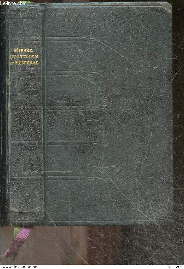 Missel Quotidien Et Vesperal - DOM GERARD - COLLECTIF - 1958 - Religión