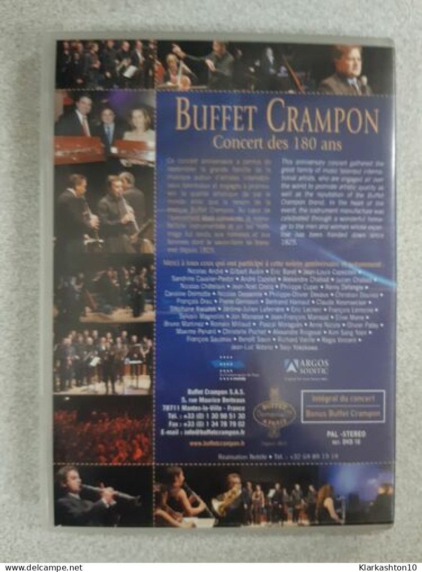 DVD Musique - Buffet Crampon Fête Ses 180 Ans - Otros & Sin Clasificación