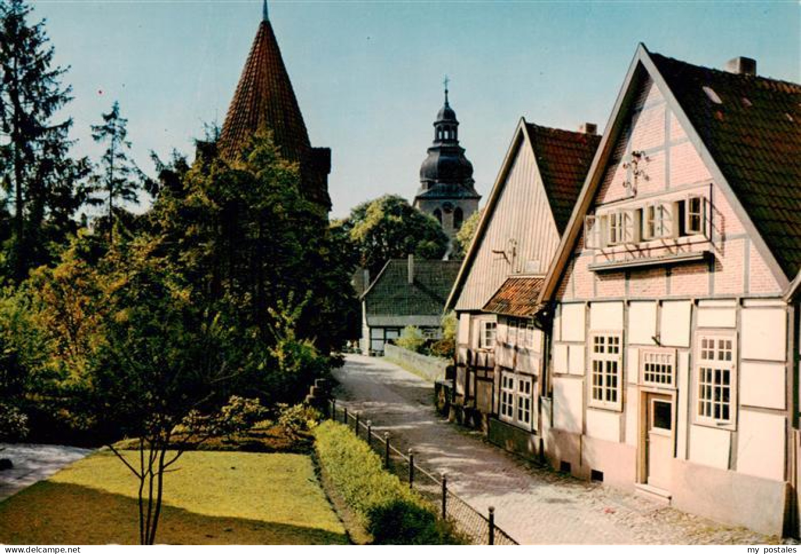 73933820 Bad_Salzuflen Turmstrasse Katzenturm Reform Kirche - Bad Salzuflen