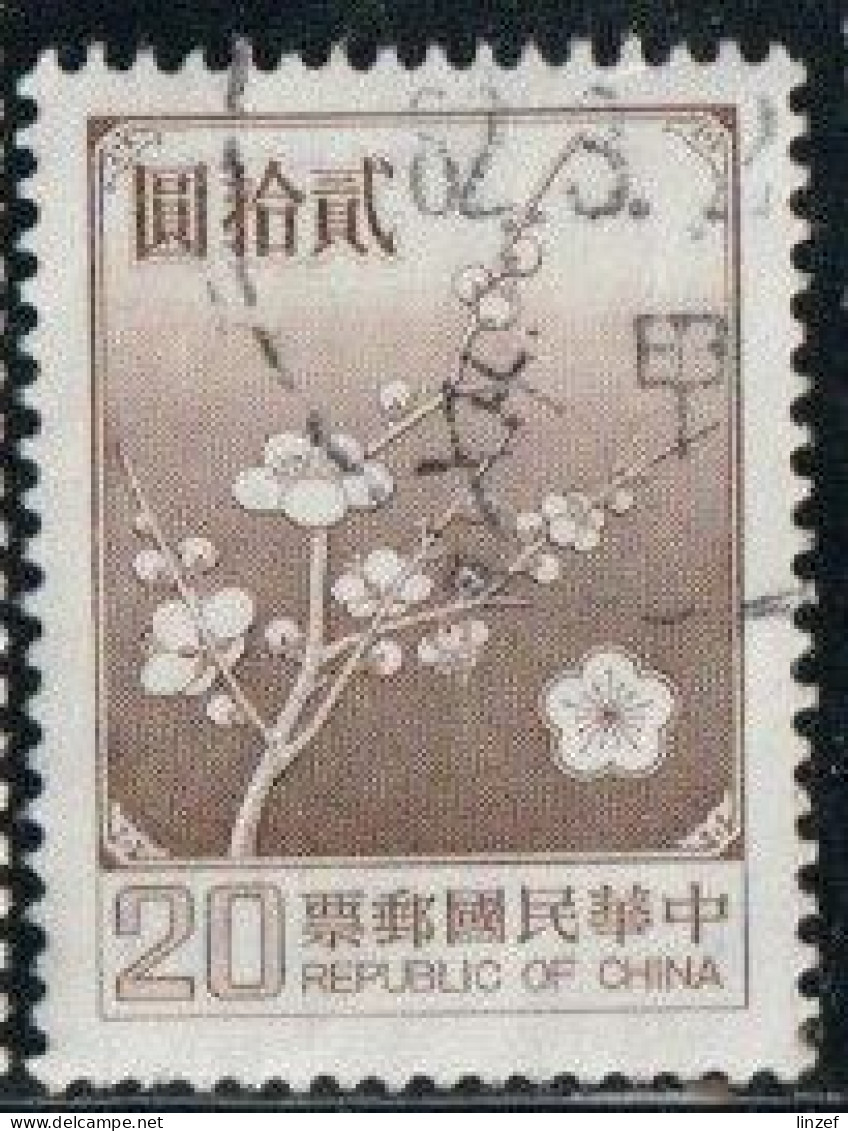 Taïwan 1979 Yv. N°1238 - Prunier - Oblitéré - Usados