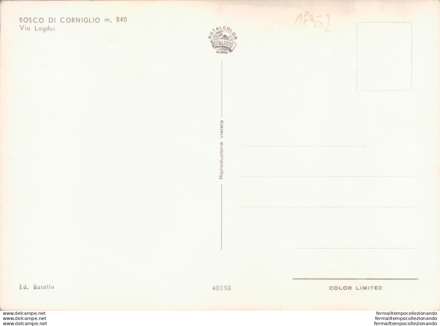 Ag352 Cartolina Bosco Di Corniglio Provincia Di Parma - Parma