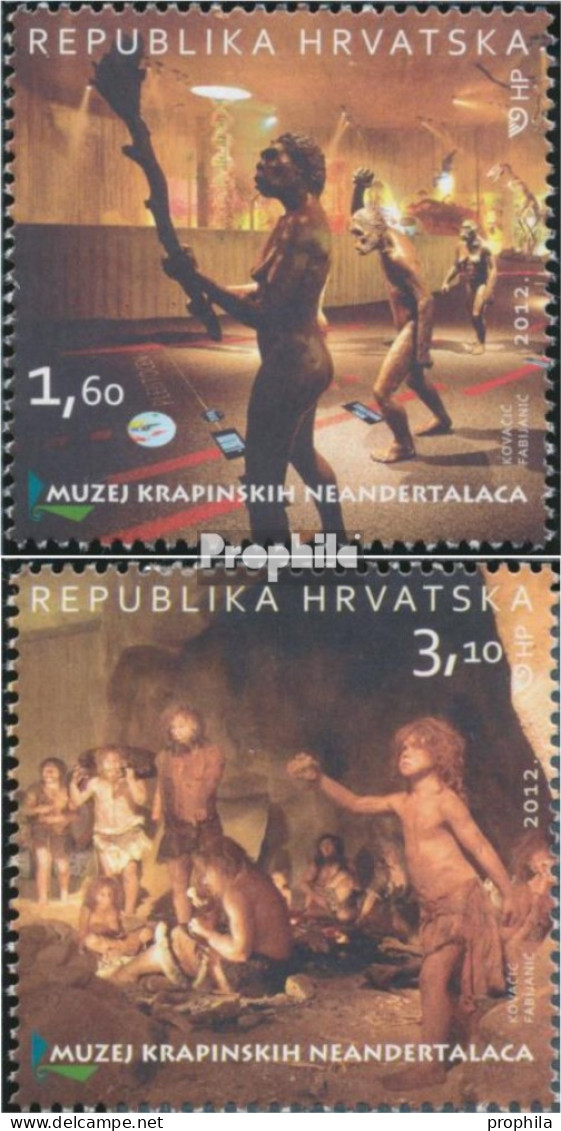 Kroatien 1062-1063 (kompl.Ausg.) Postfrisch 2012 Neandertalermuseum - Croatia