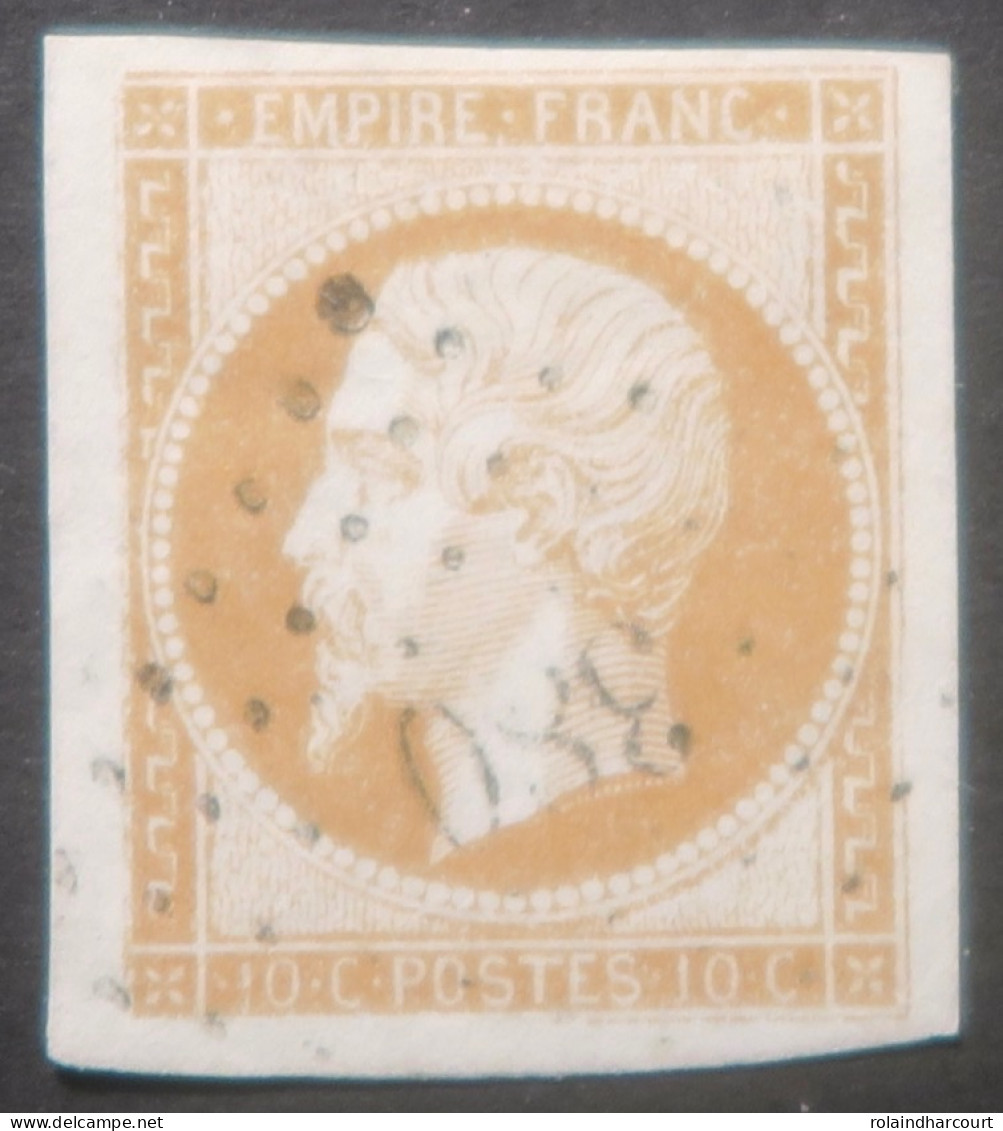 X1102 - FRANCE - NAPOLEON III N°13A - LUXE - PC 380 : BESSE-EN-CHARDESSE (Drome) >> INDICE 7 - BELLES MARGES - 1853-1860 Napoléon III