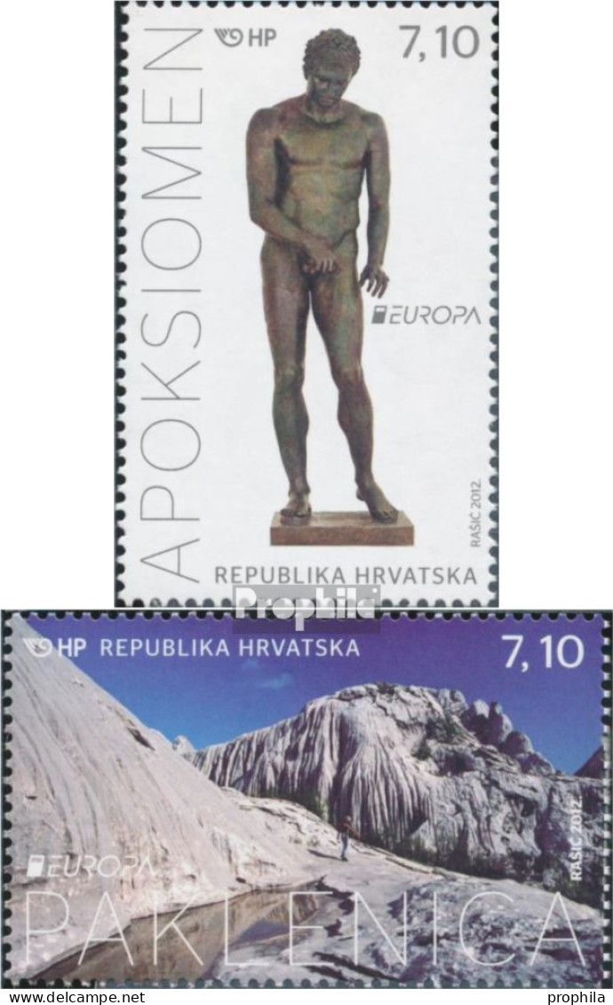 Kroatien 1033-1034 (kompl.Ausg.) Postfrisch 2012 Besuche - Croatia