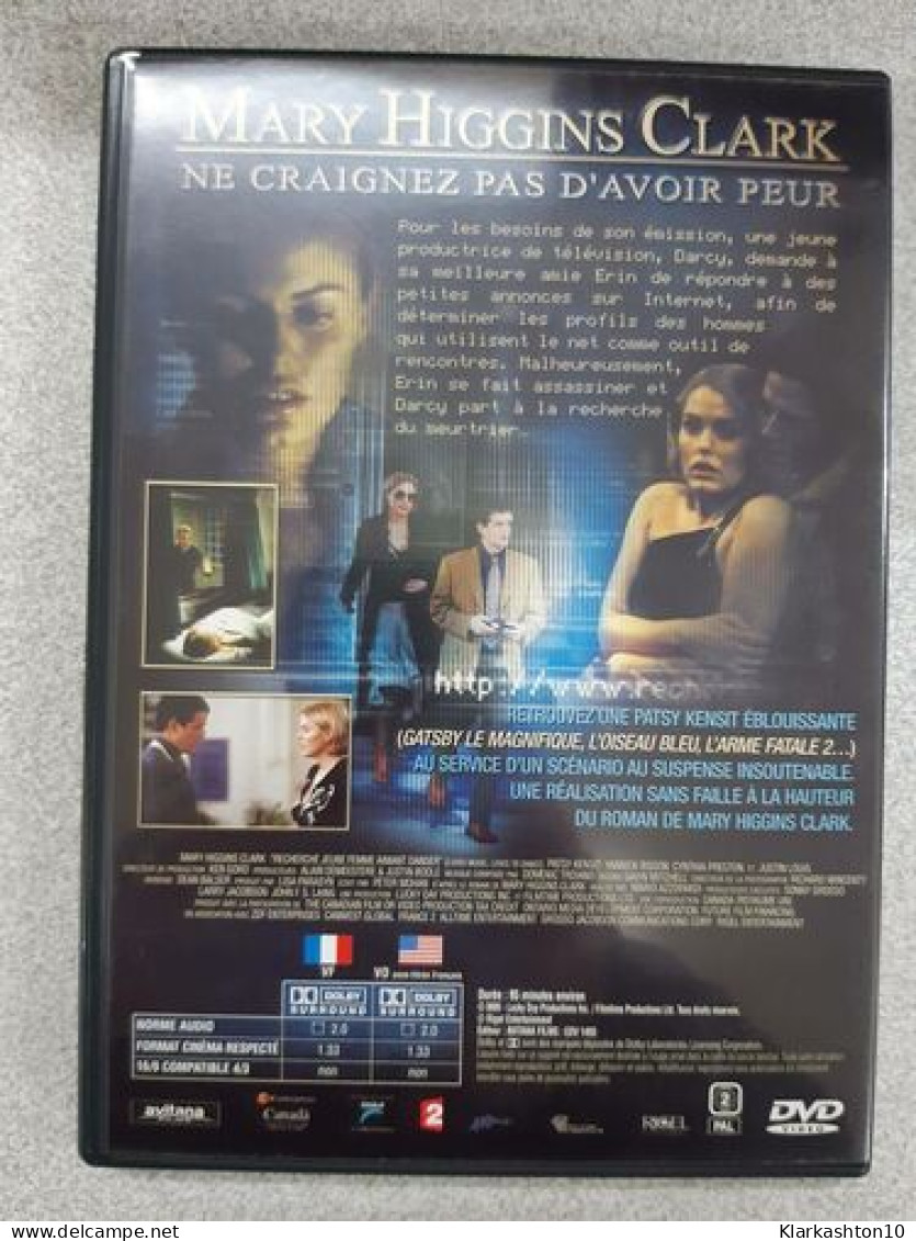 DVD Série Mary Higgins Clarke - Cherche Jeune Femme Aimant Danser - - Other & Unclassified