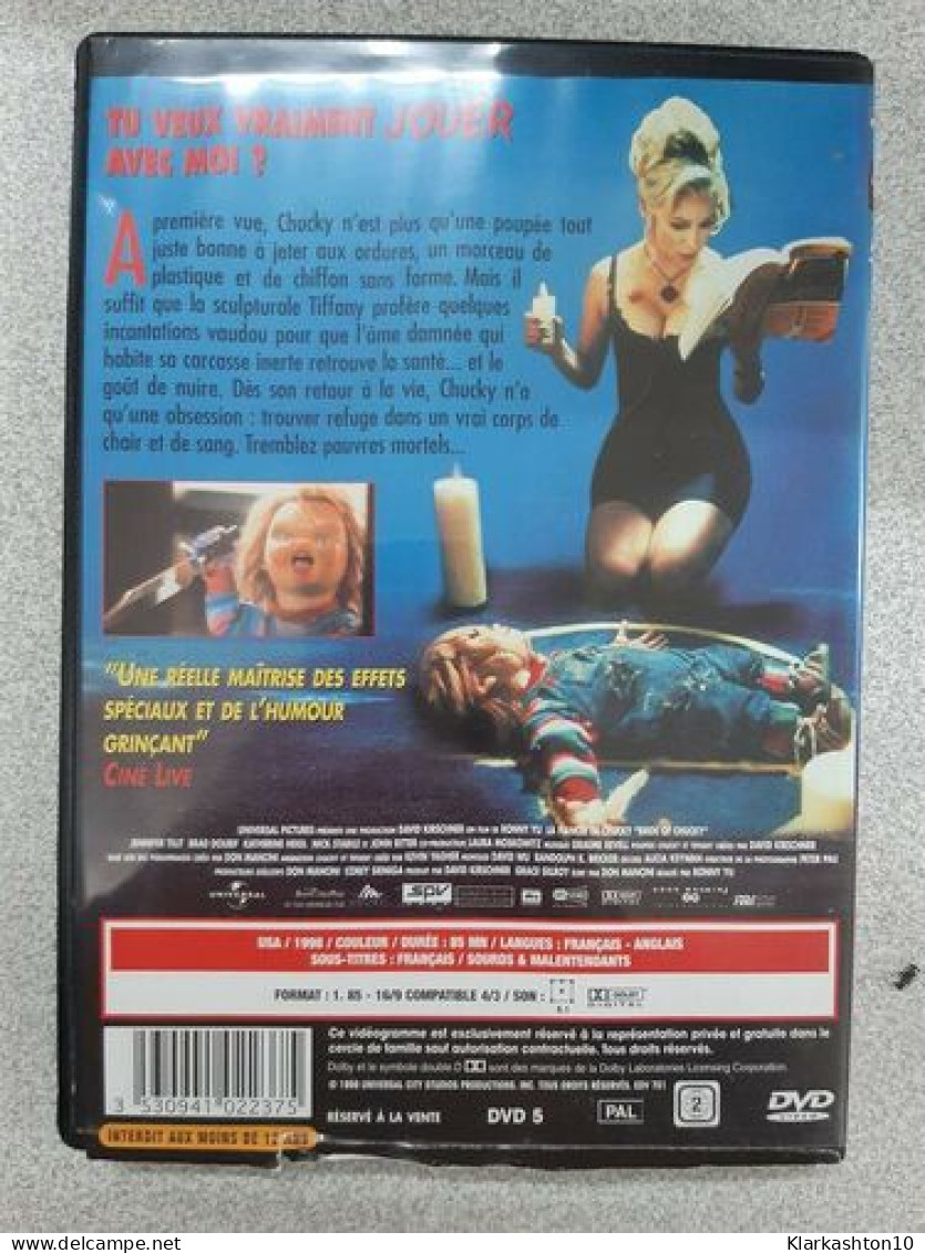 DVD Film - La Fiancée De Chucky - Andere & Zonder Classificatie