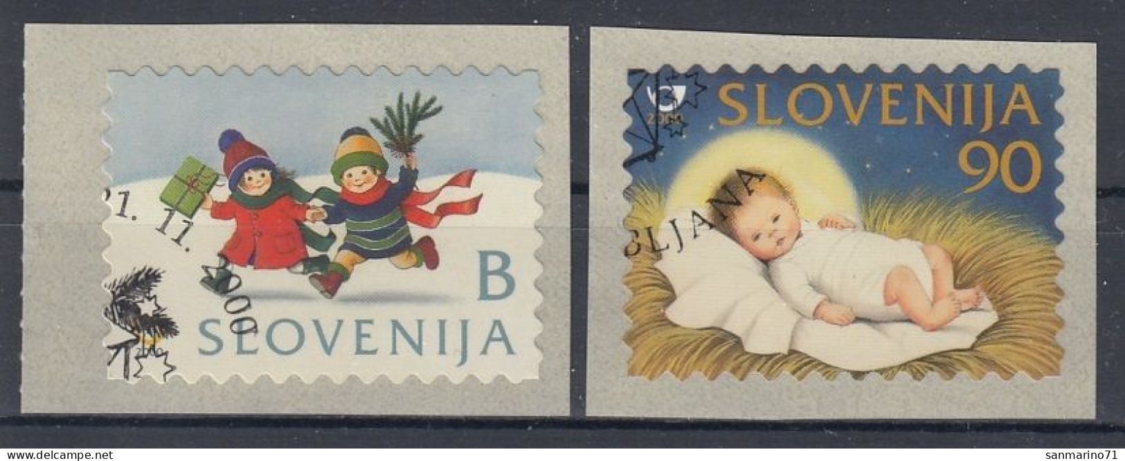 SLOVENIA 330-331,used,hinged - Weihnachten