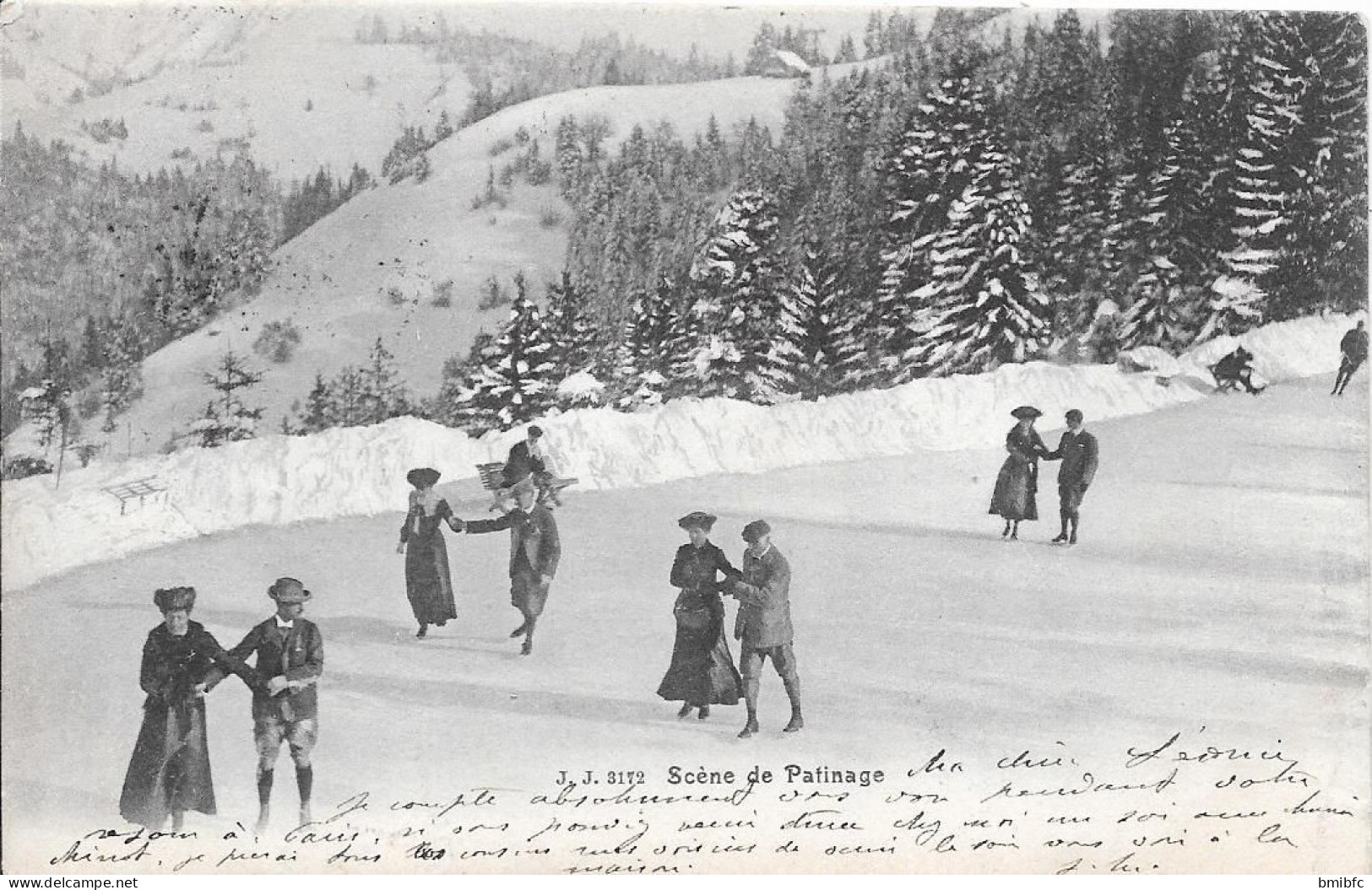 Scène De Patinage - Wintersport