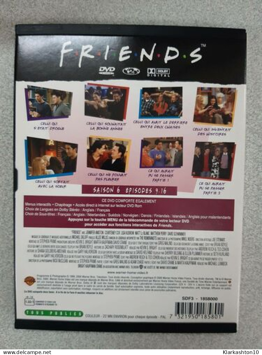 DVD Série Friends - Saison 6 épisodes 9 à 16 - Autres & Non Classés