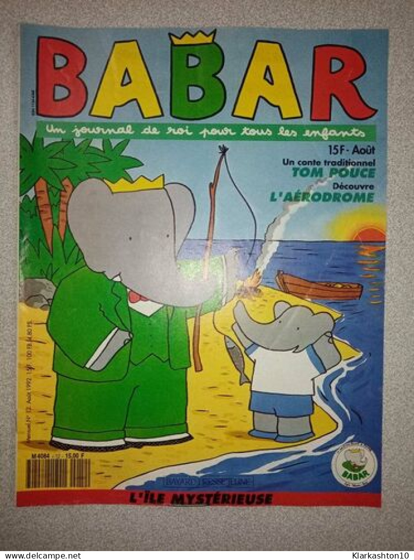 Babar Nº 12 / Août 1992 - Sin Clasificación