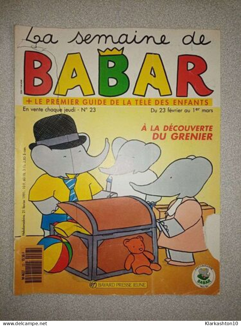 Babar Nº 23 / Février 1991 - Ohne Zuordnung