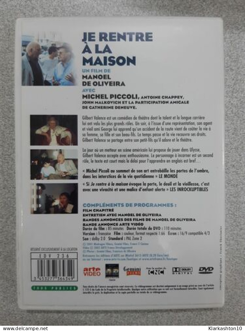 DVD Film - Je Rentre à La Maison - Autres & Non Classés