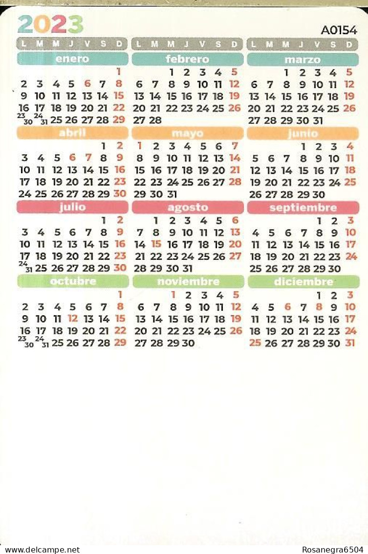 SPAIN POCKET CALENDAR - YEAR 2023 - SEXY GIRL - Kleinformat : 2001-...