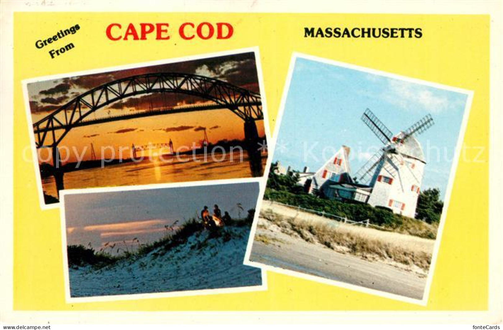 73131347 Boston_Massachusetts Cape Cod Windmuehle Bruecke - Autres & Non Classés