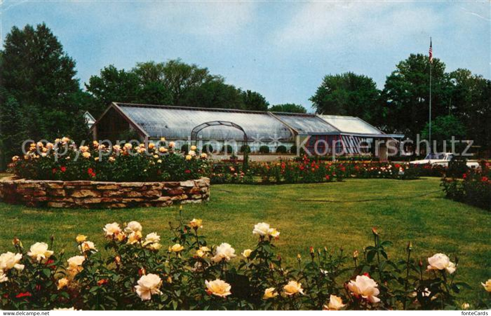 73130838 Davenport_Iowa Municipal Rose Garden Vanderveer Park Roses - Altri & Non Classificati