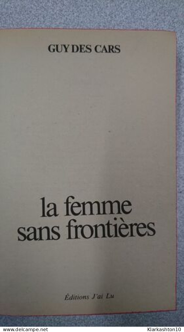 La Femme Sans Frontières - Altri & Non Classificati