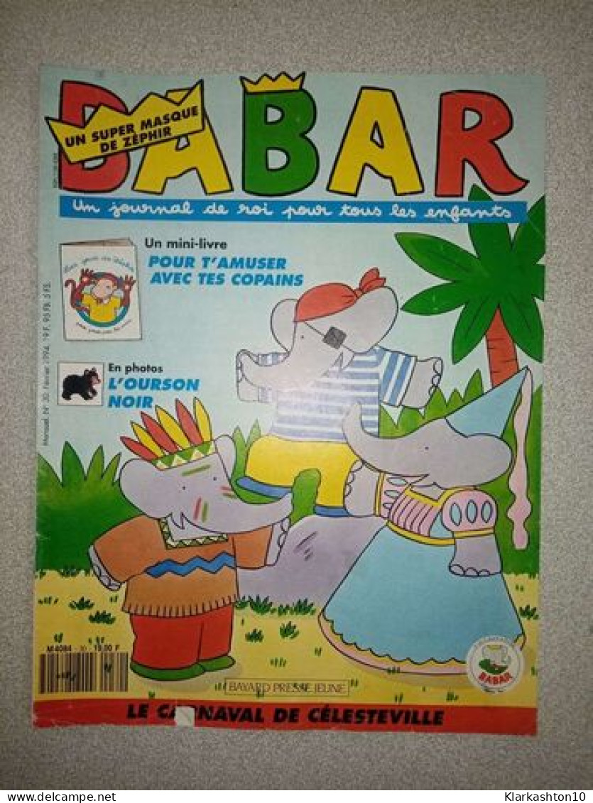 Babar Nº 30 / Février 1994 - Non Classificati