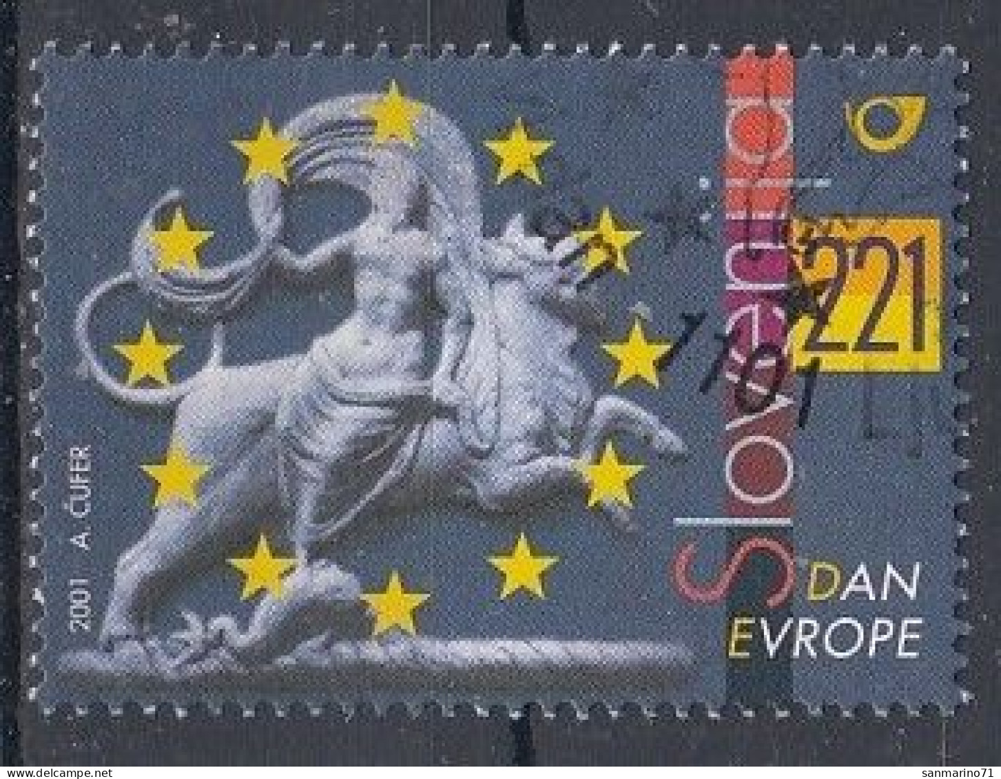 SLOVENIA 348,used,hinged - Institutions Européennes