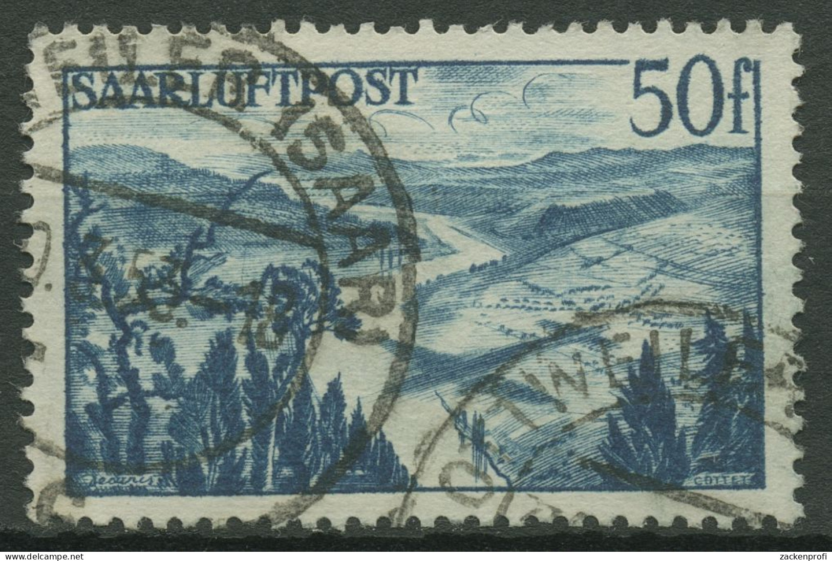 Saarland 1948 Flugpostmarke 253 Gestempelt - Used Stamps